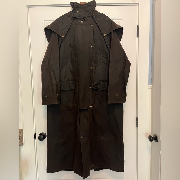 Outback Trading Company Limited Vintage waterproof full-length oiled slicker - Picture 7 of 16